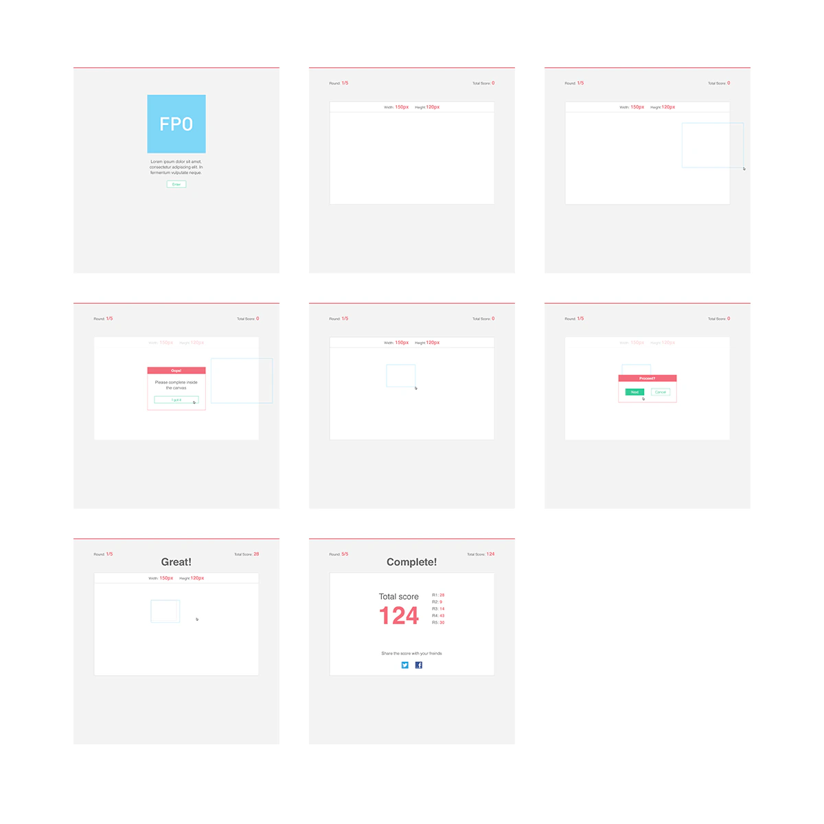 Pixactly project concept and layout illustration.